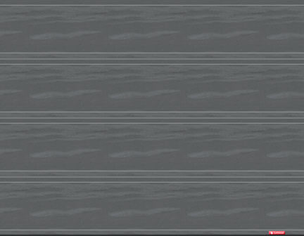 Porte de garage Standard+ Moderno 2 lignes, 9’ x 7’, Charbon