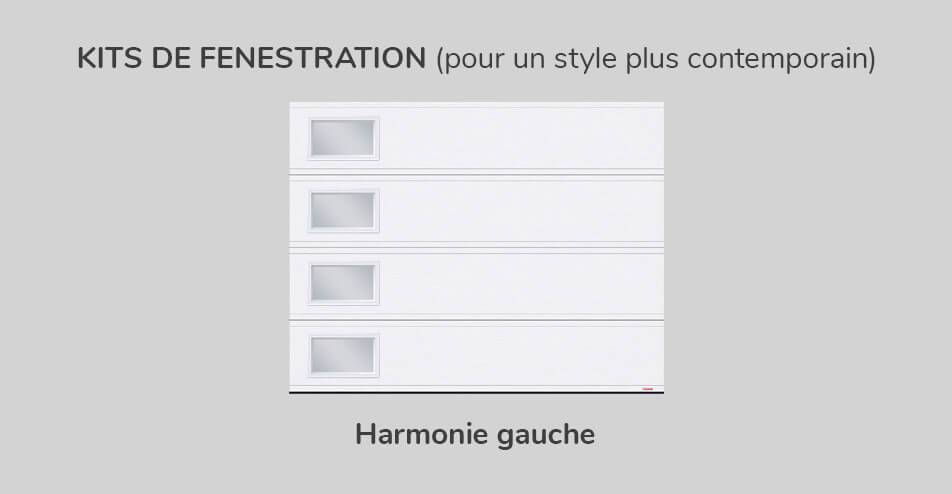 Kits fenestration, 9' x 7', Harmonie gauche